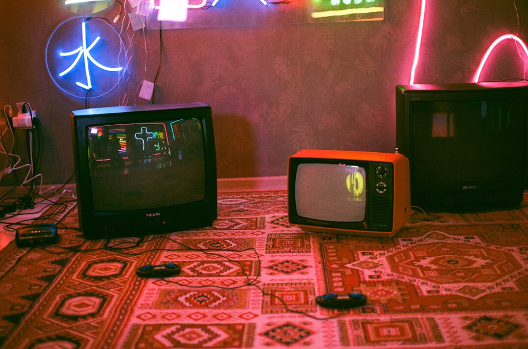 vintage television set