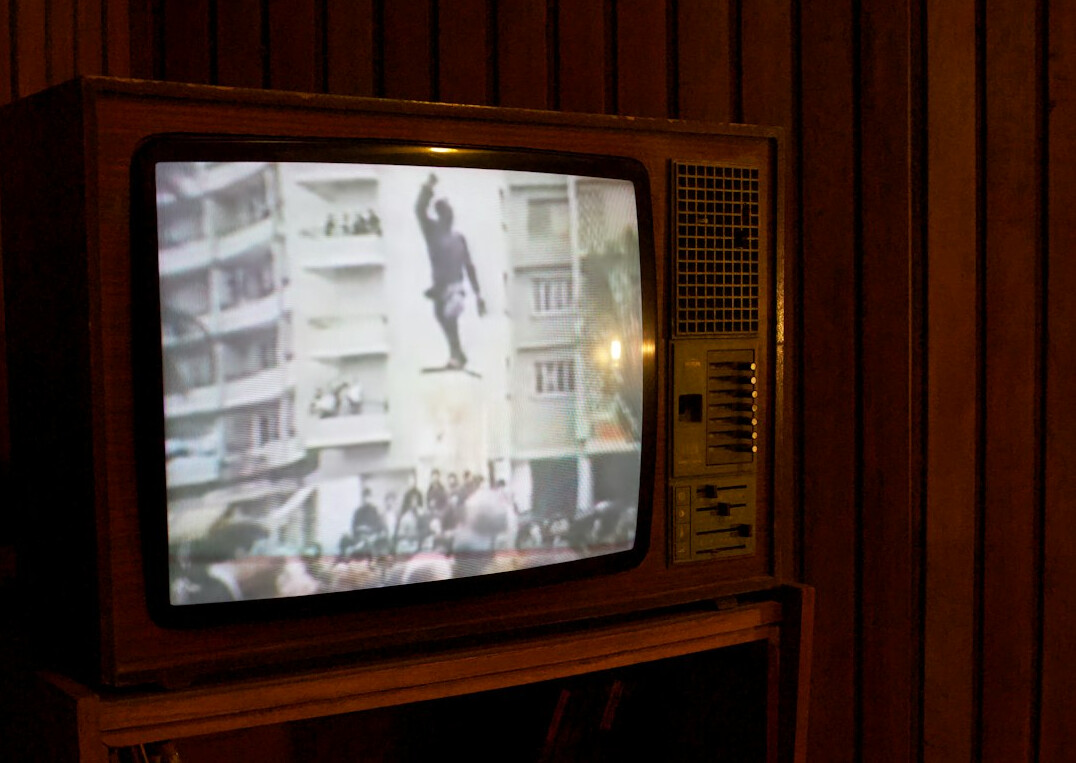 vintage television set