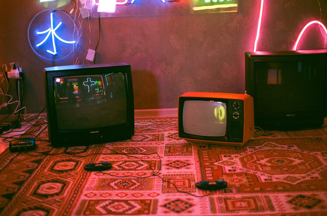 vintage television set